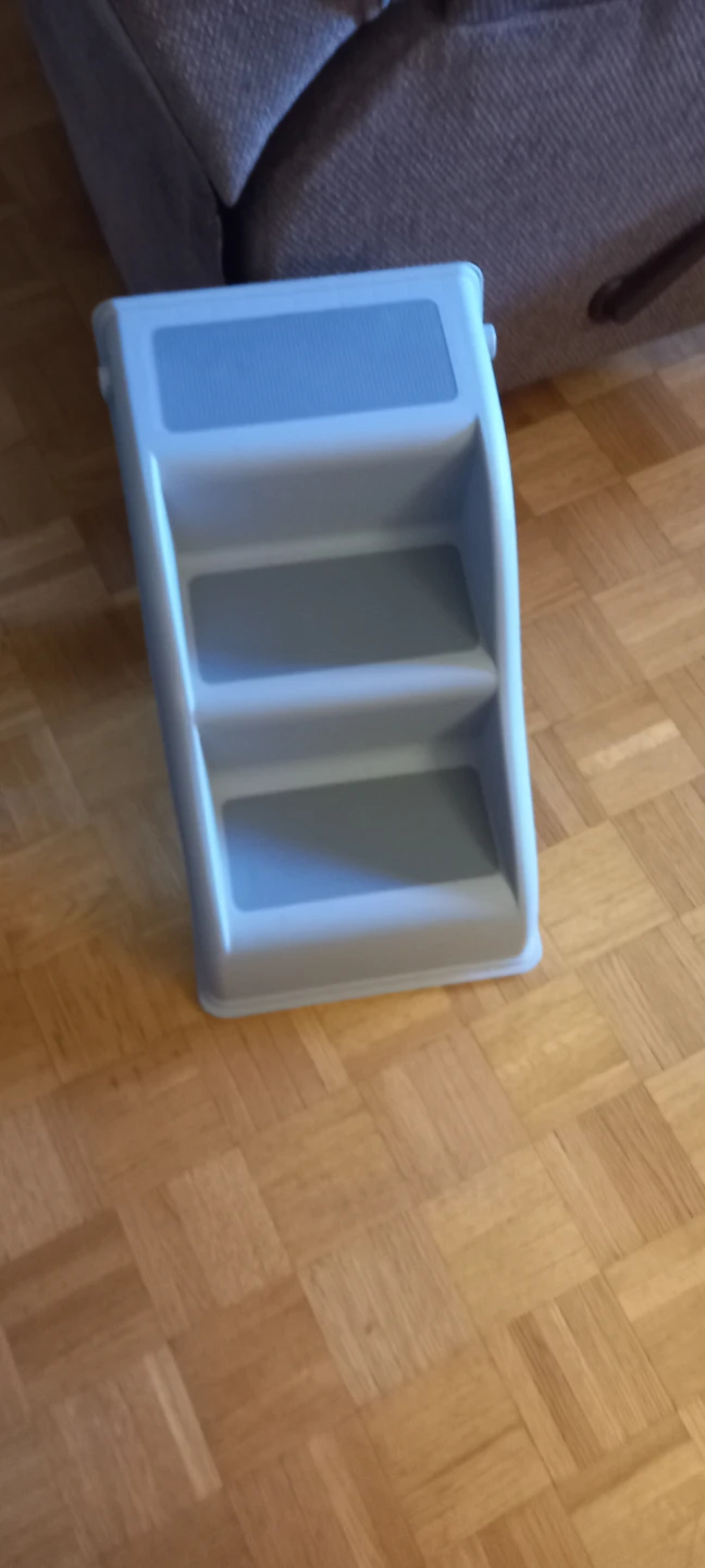 Three-step plastic pet stairs