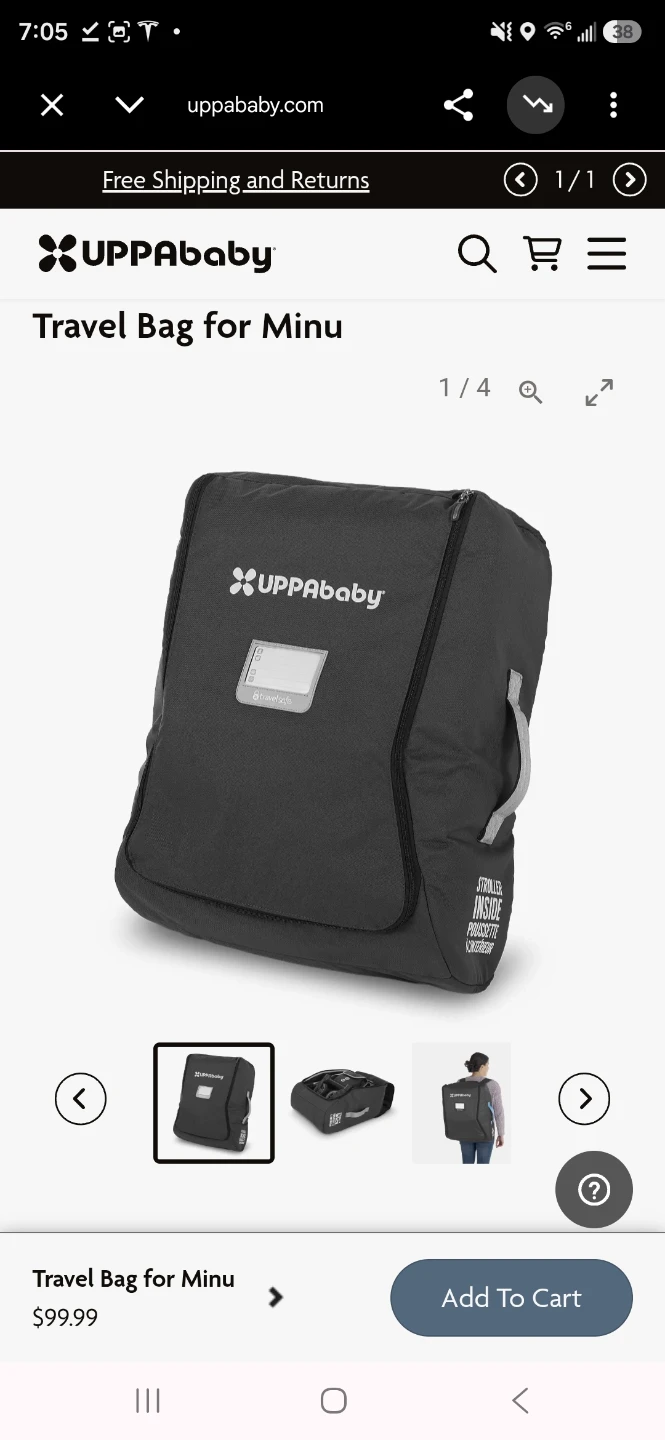 UPPAbaby MINU Stroller includes travel bag - photo 4