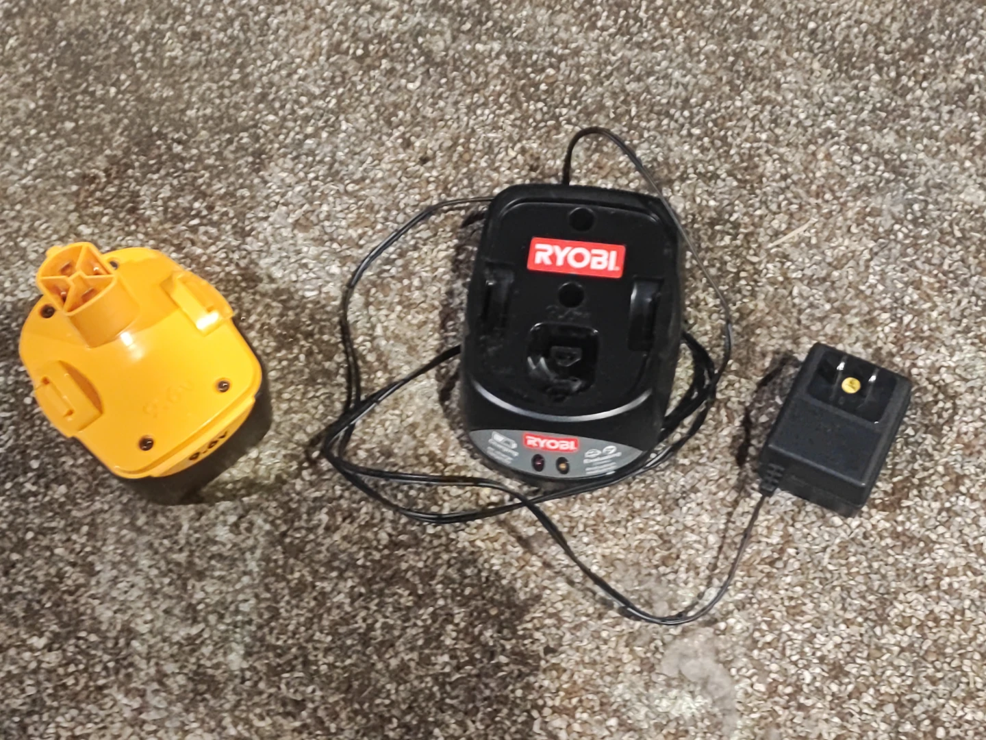 Ryobi 9.6V Battery and Charger