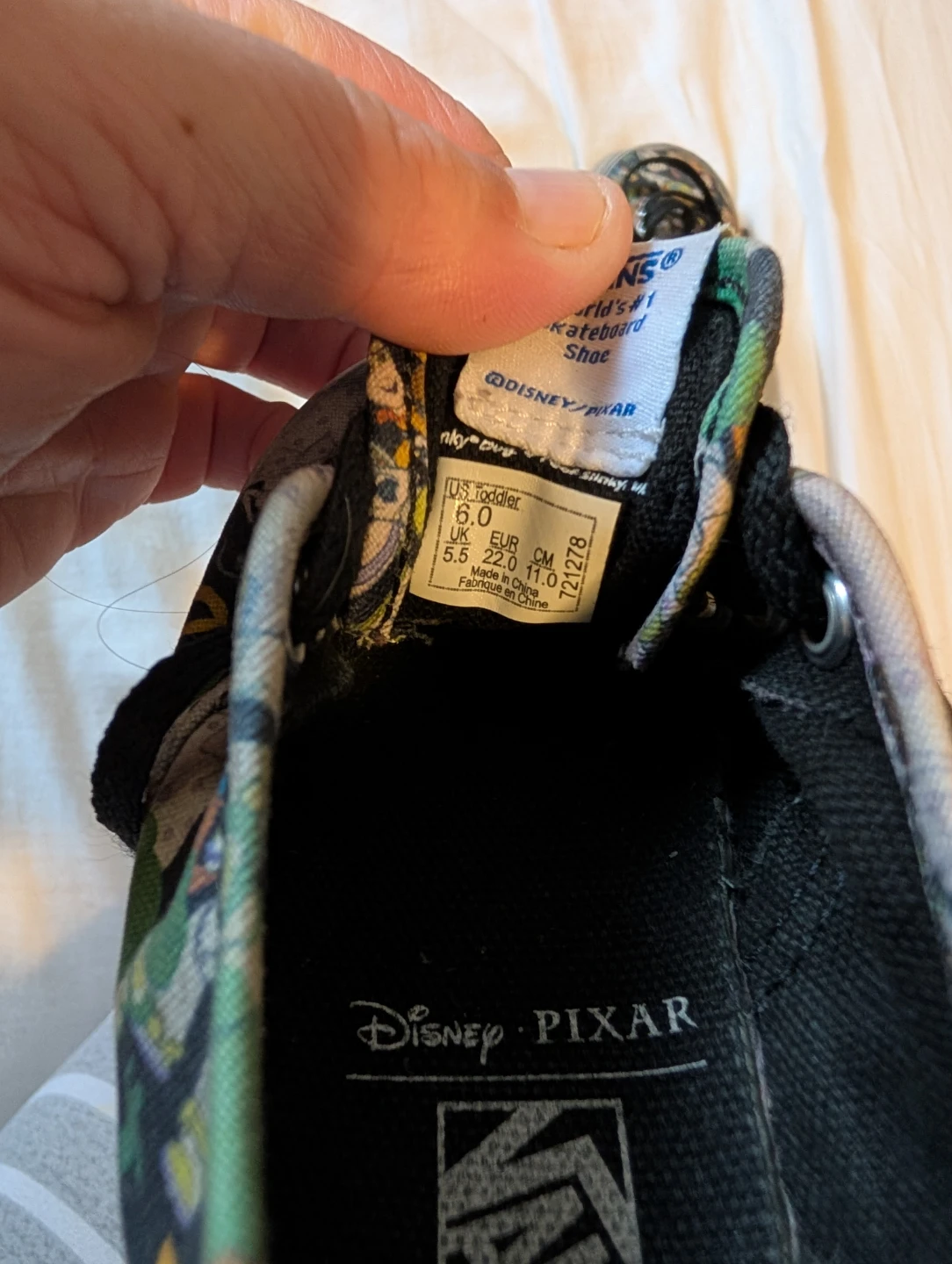 Vans x Disney Pixar Toy Story Toddler Shoes size 6 - photo 5