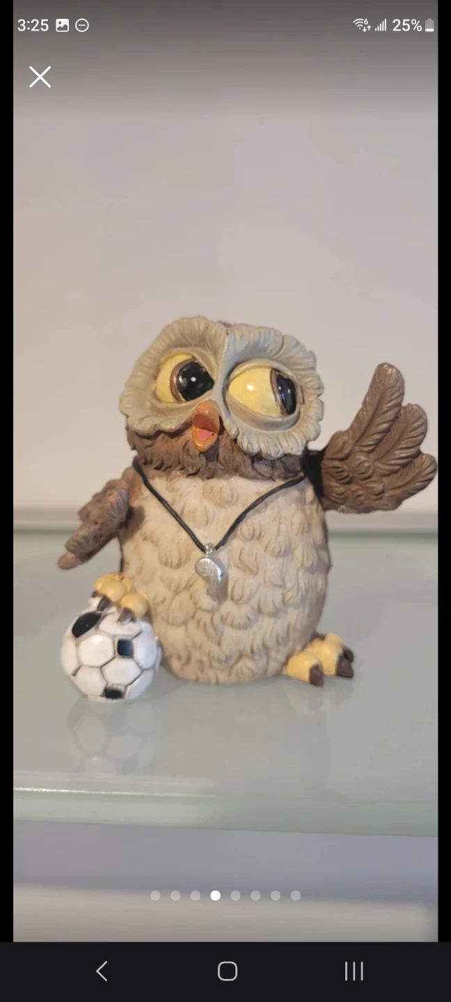 NEW Set of 5 Resin Owl Figurines - photo 4