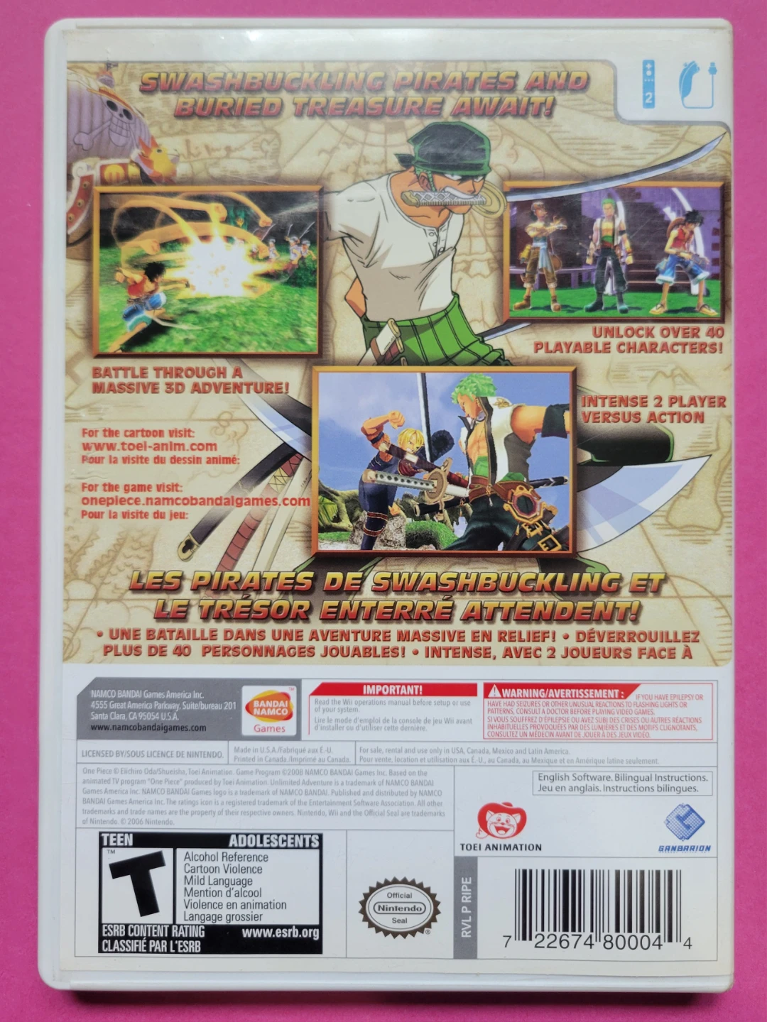 One Piece: Unlimited Adventure for Nintendo Wii - photo 2