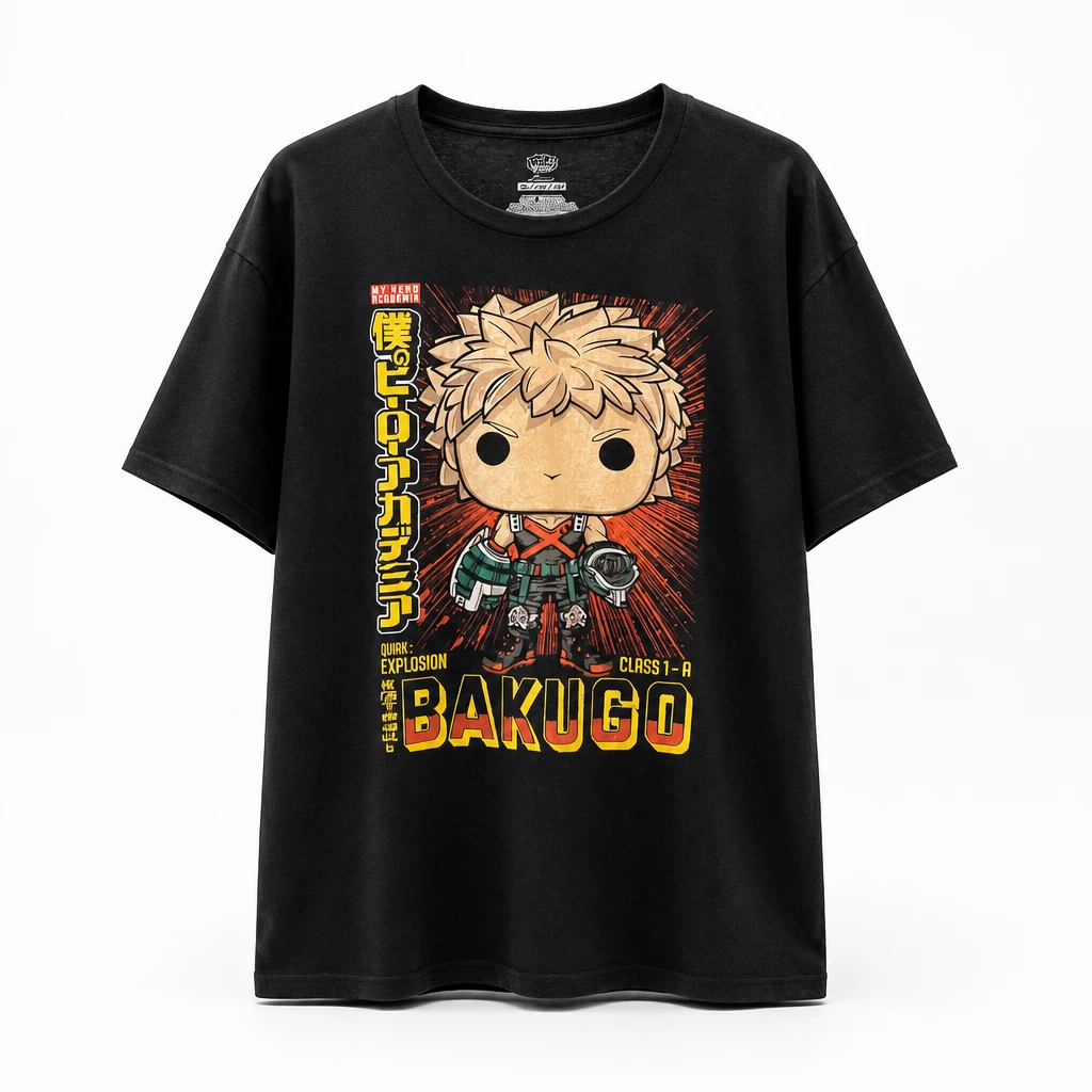 Funko Pop My Hero Academia Katsuki Bakugo T-Shirt 2XL