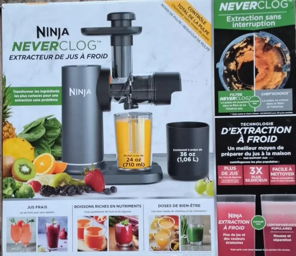 Ninja NeverClog Cold Press Juicer