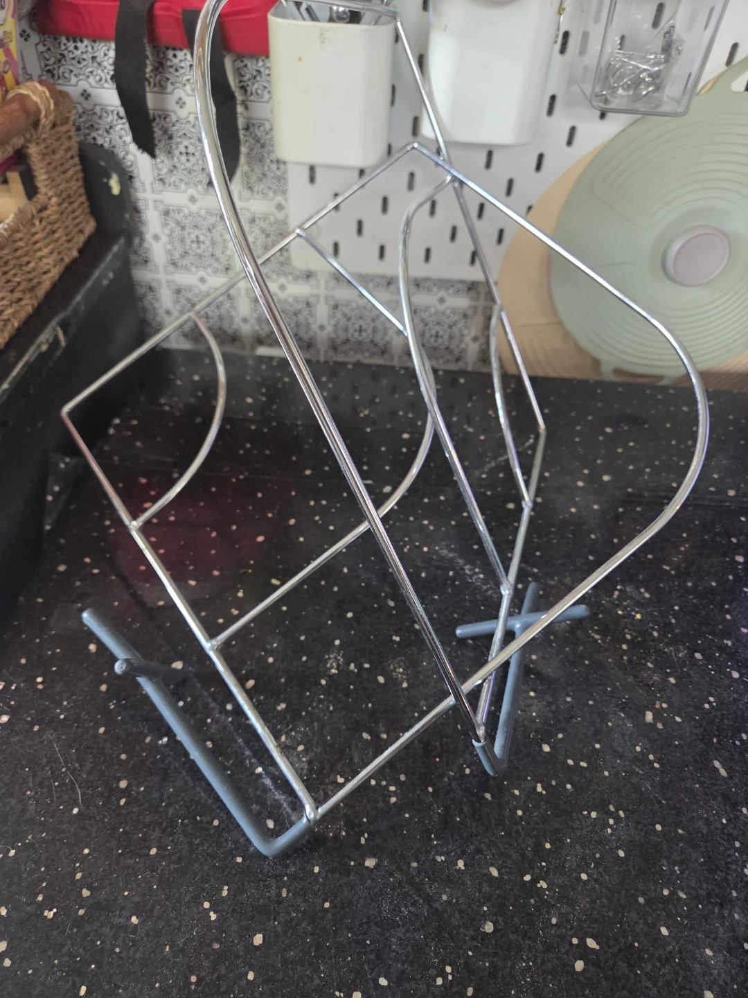 Chrome Kitchen Corner Shelf Organizer