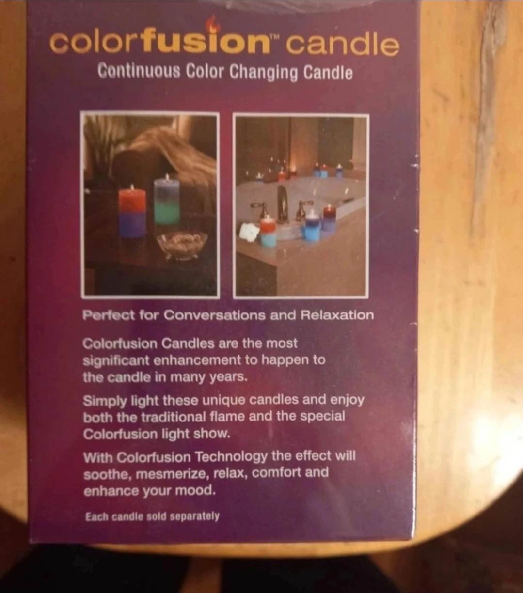 🧡 Colour fusion changing candle - photo 3