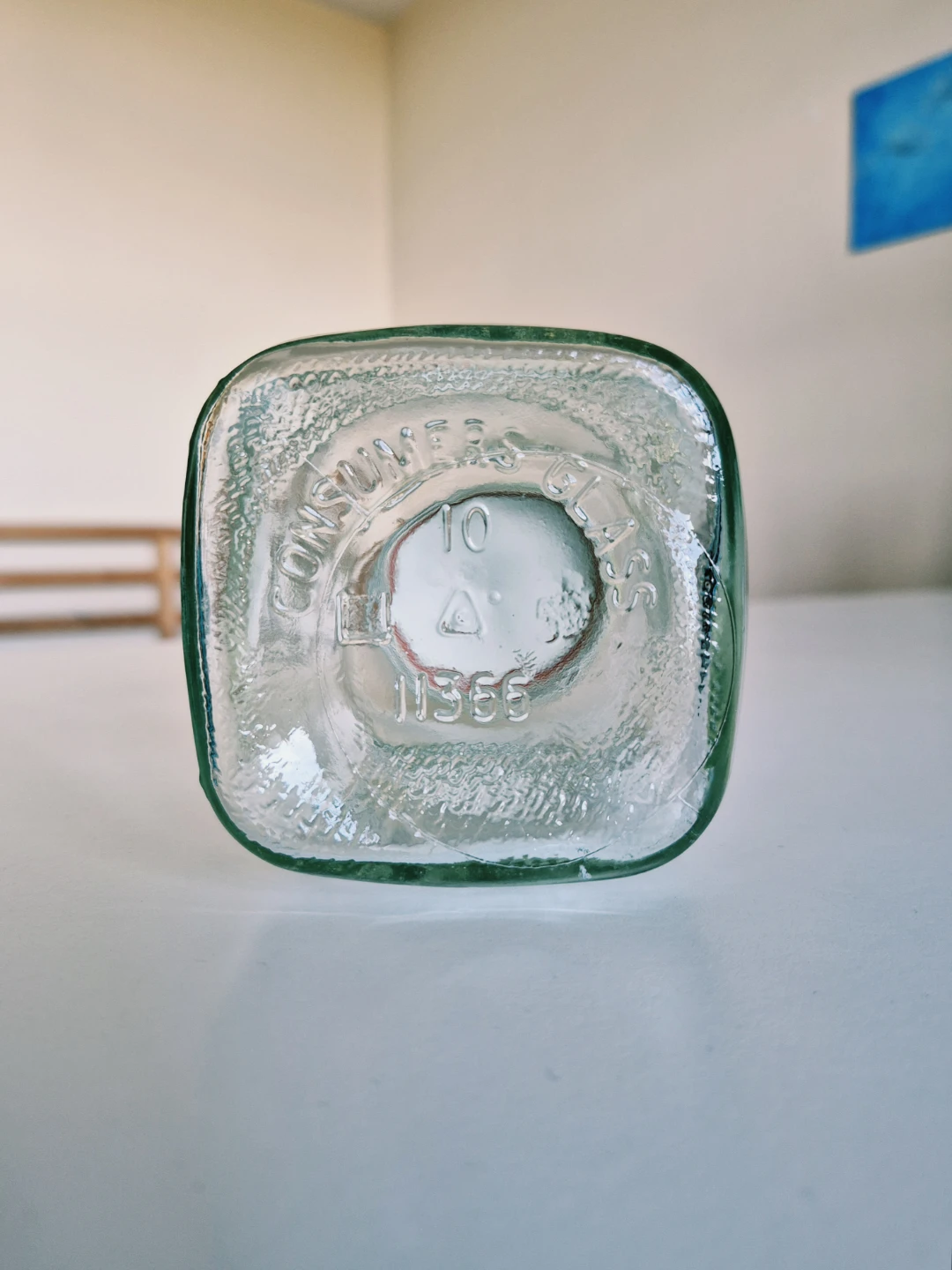 Mason Jar: Vintage Canadian Square 1L Regular-Mouth - photo 4