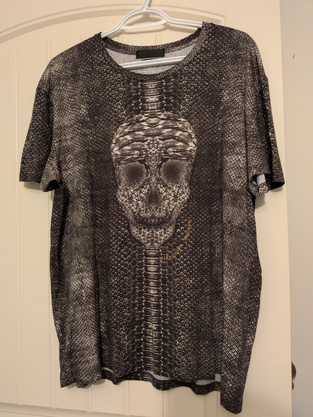 Alexander McQueen Snake Print T-Shirt