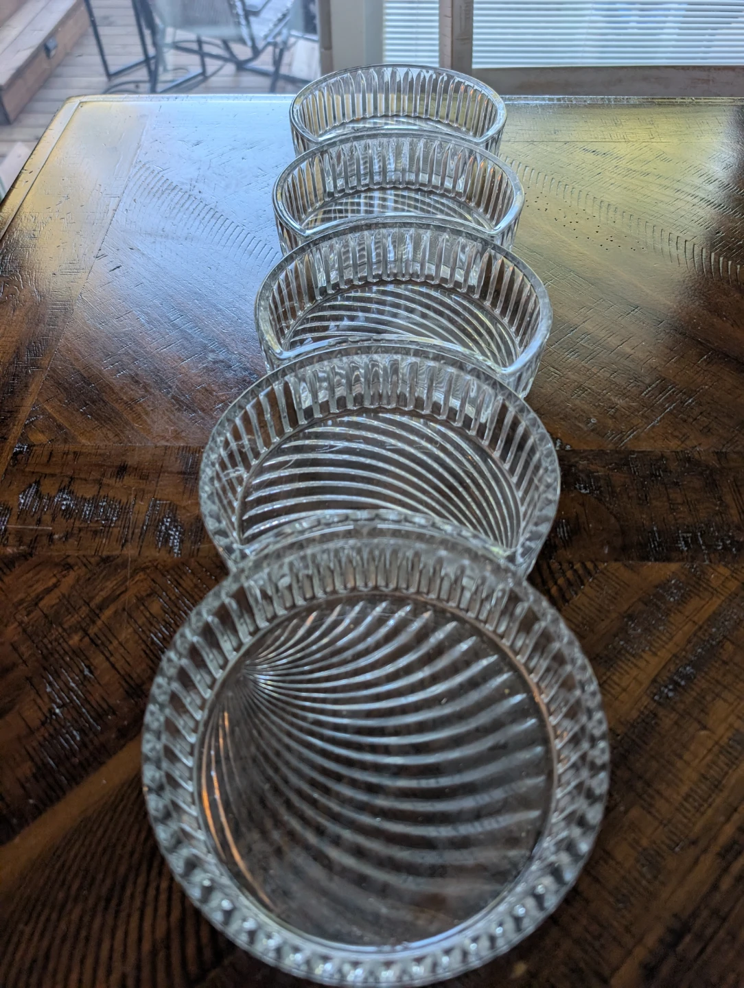 Mikasa Crystal bowl set 5 pieces - photo 3