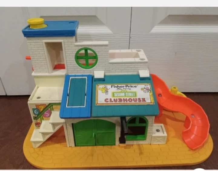 Vintage Fisher-Price Sesame Street Clubhouse