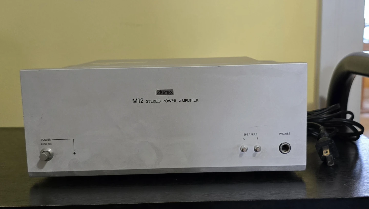 Toshiba Aurex M12 Stereo Power Amplifier