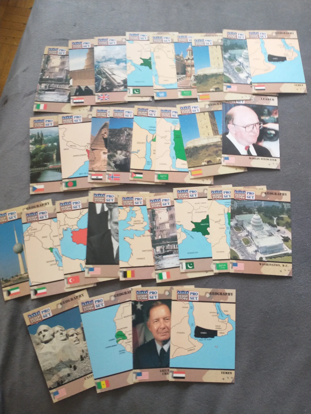 30 Pro Set Desert Storm Trading Cards 1991 - photo 4