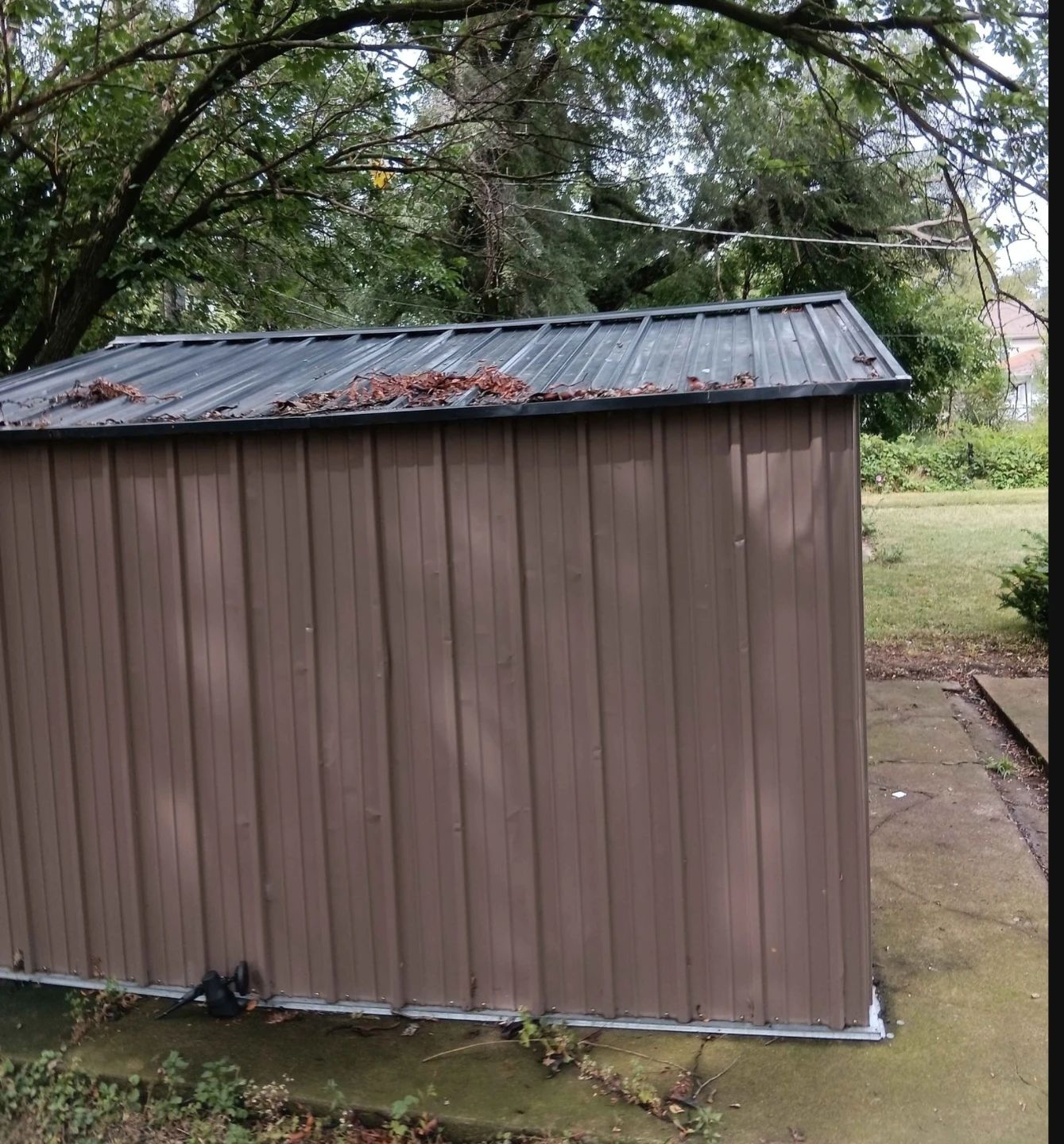 Metal Outdoor Storage Shed Patiowell 8' x 6' Outdoor - photo 2