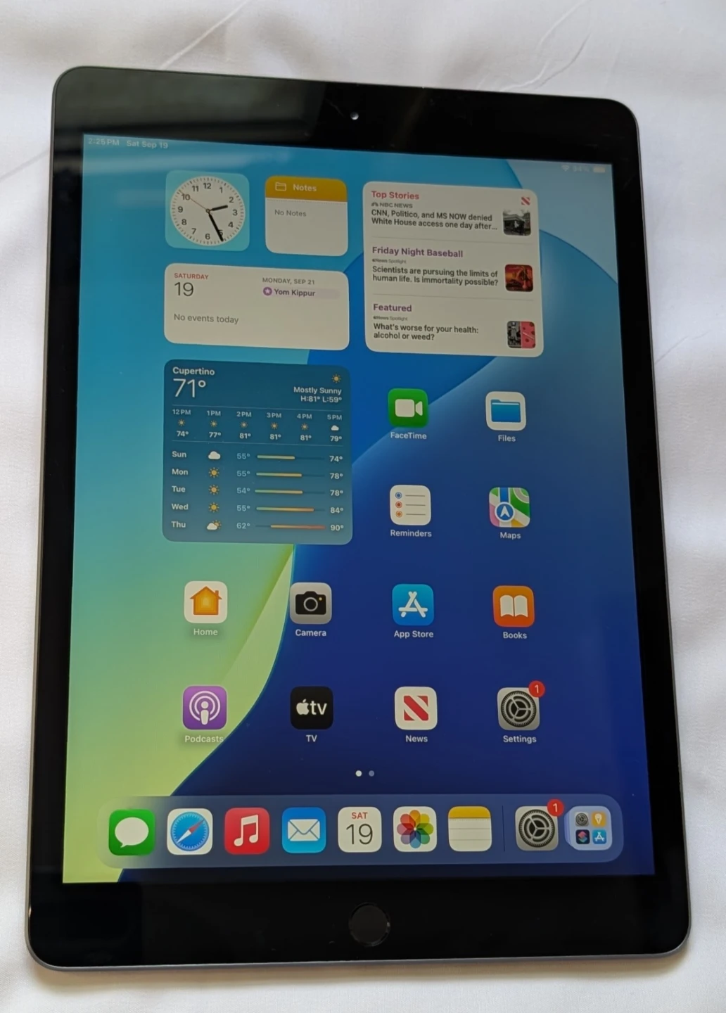 Nice APPLE iPad 7 10.2 inch 128GB WIFI TABLET