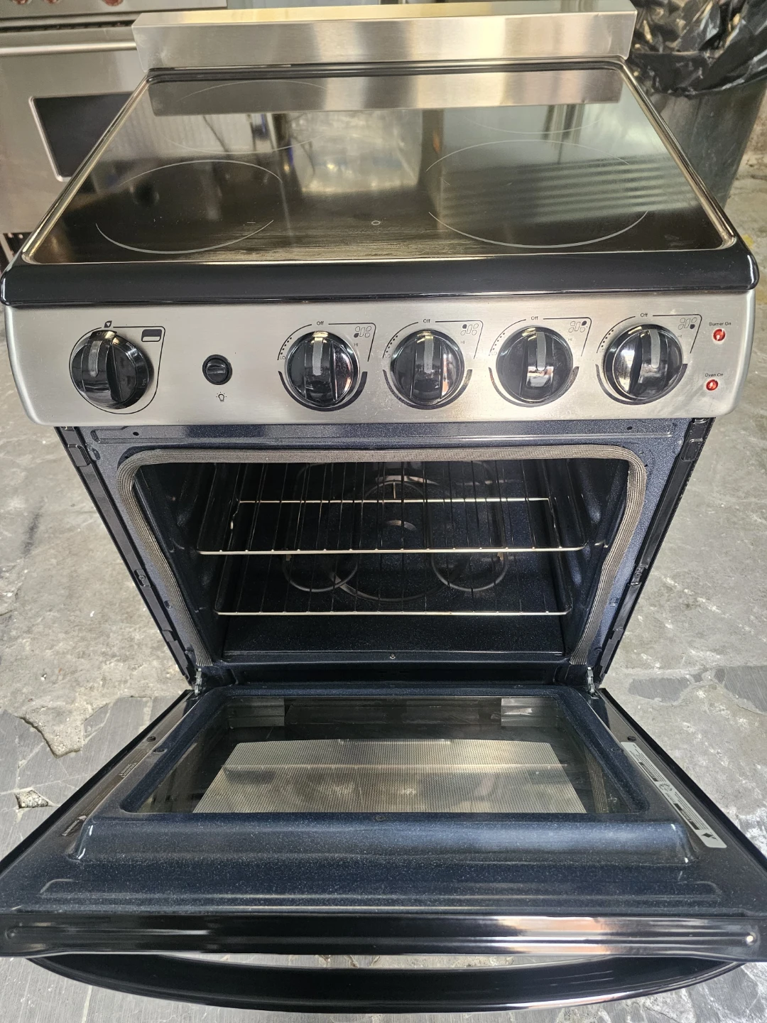 Summit 24in Stainless Steel Electric Range with Oven - photo 2