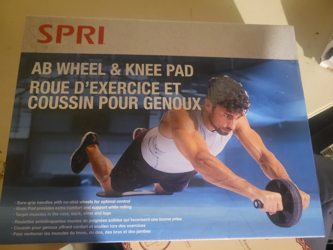 🏈 SPRI Ab Wheel and Knee Pad