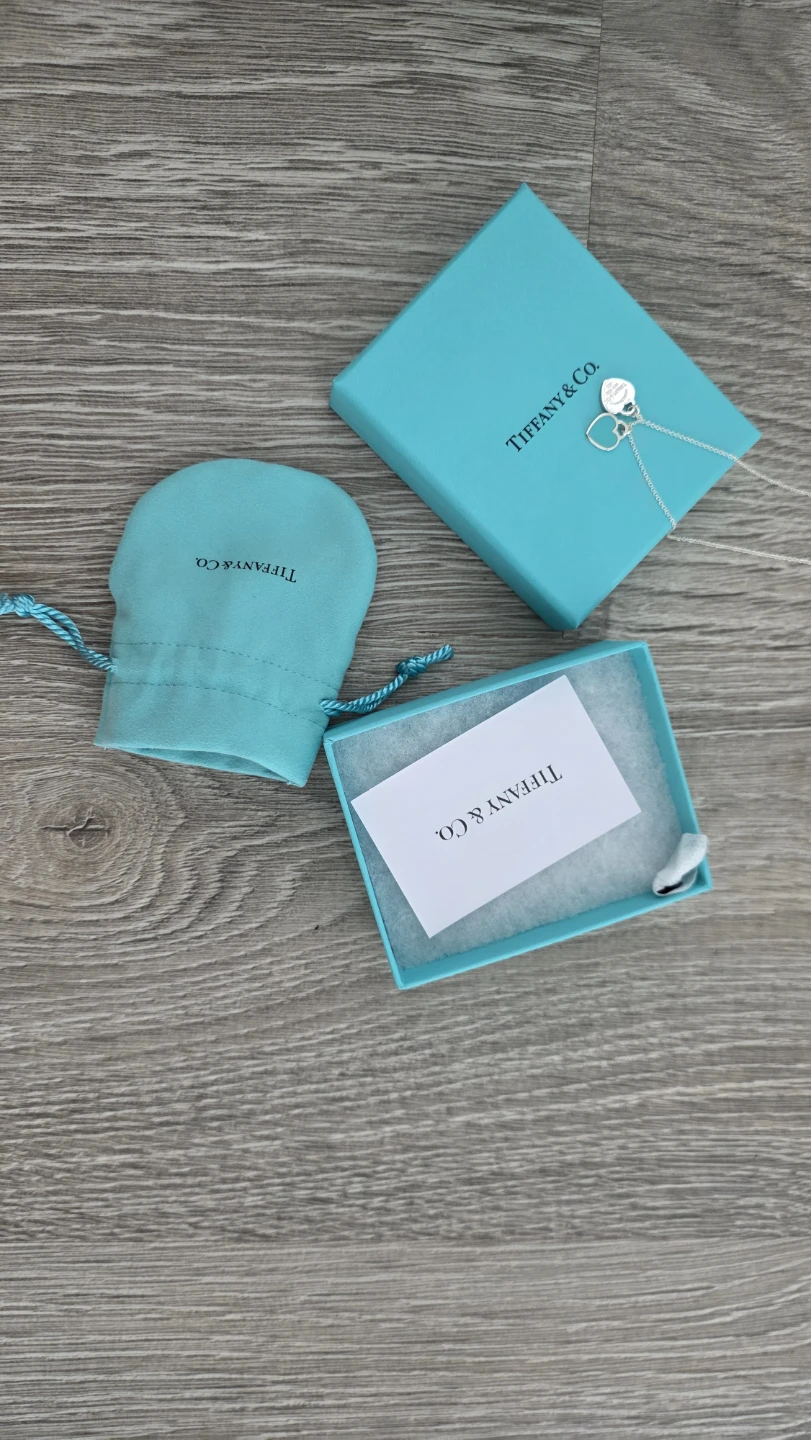 Tiffany & Co. Double Heart Tag Necklace - photo 2