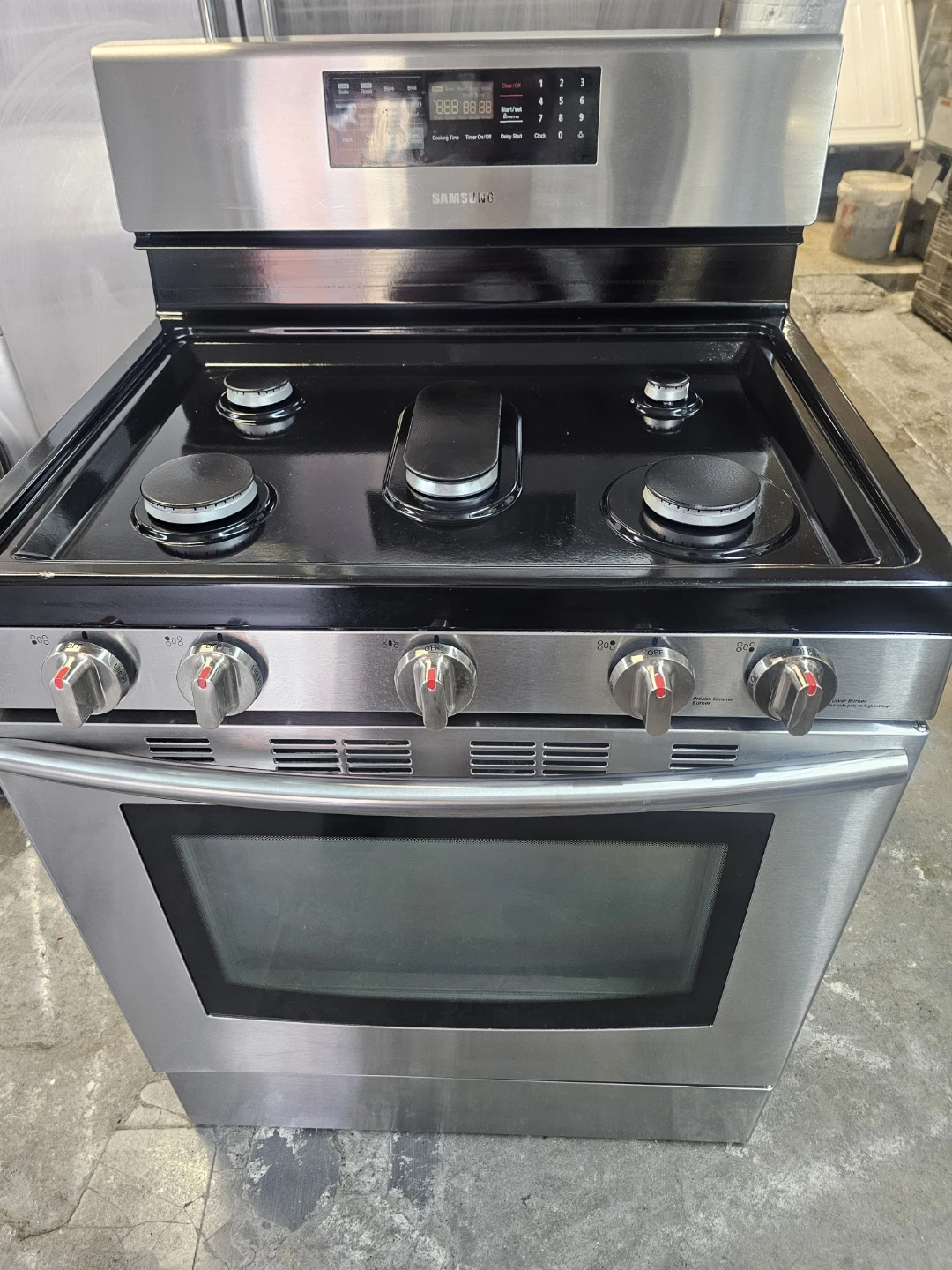 Samsung 30in Stainless steel Gas Range Oven - photo 3