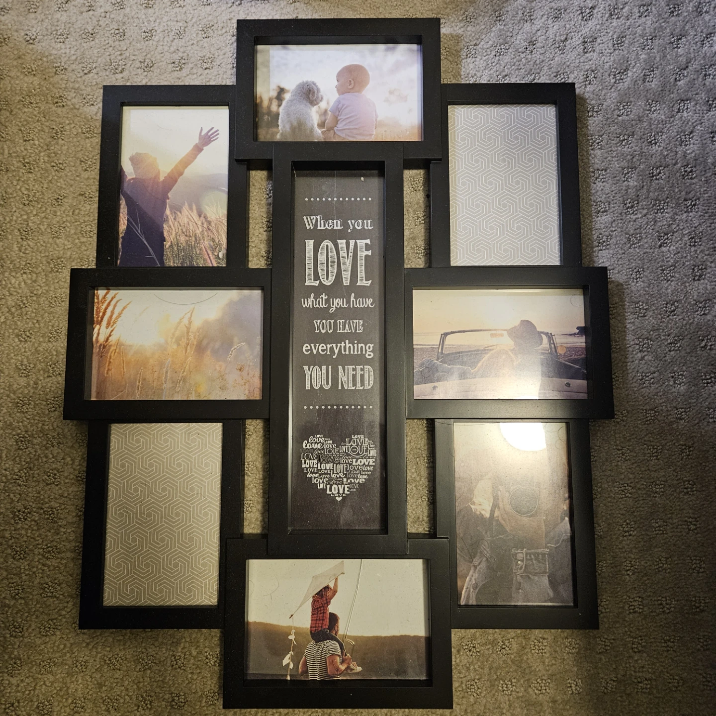 Black Collage Photo Frame