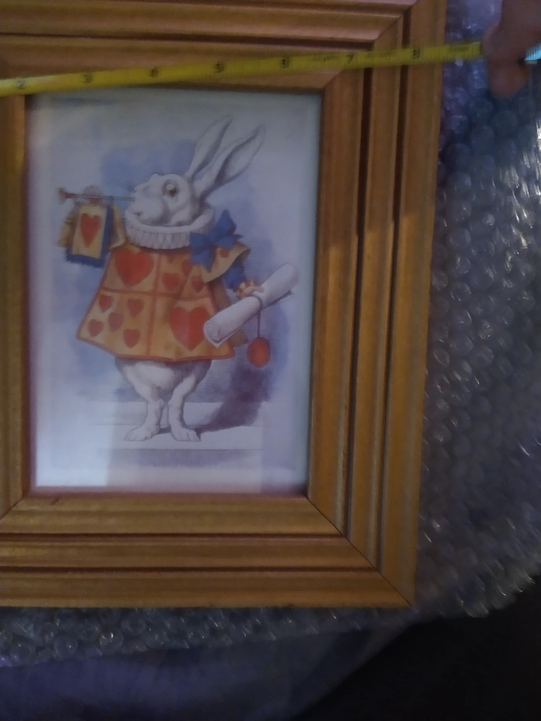 Alice in Wonderland White Rabbit Framed Print - photo 3