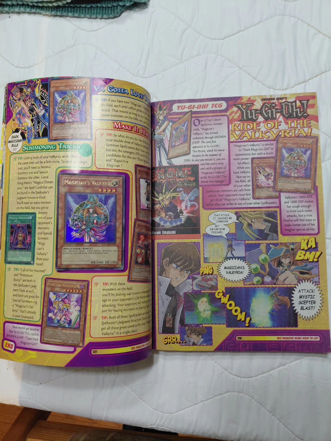 Vintage Shonen Jump Magazine with Original Yu-Gi-Oh! Promo Card - photo 2