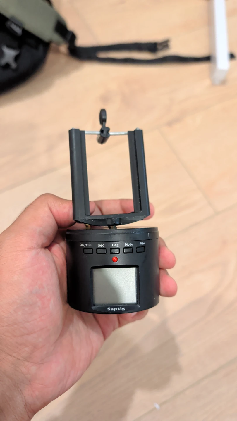 Suptig 360 Degree Rotating Time Lapse Tripod Head