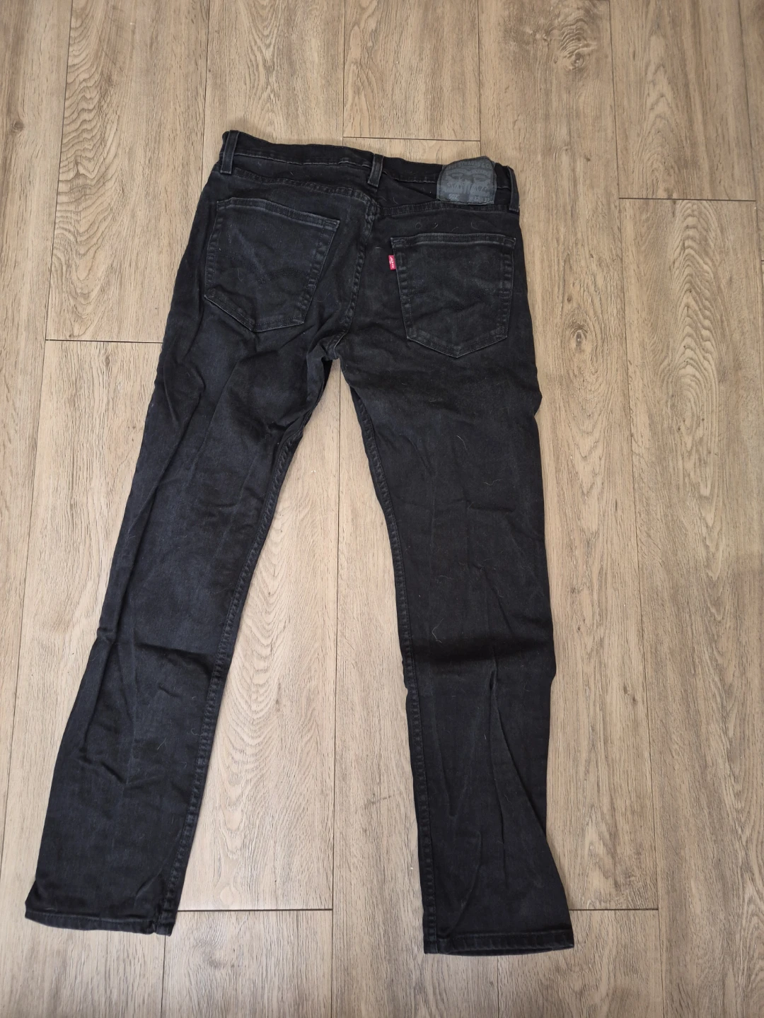 NEW Levi's 502 Regular Taper Jeans Black W32 L32 - photo 2