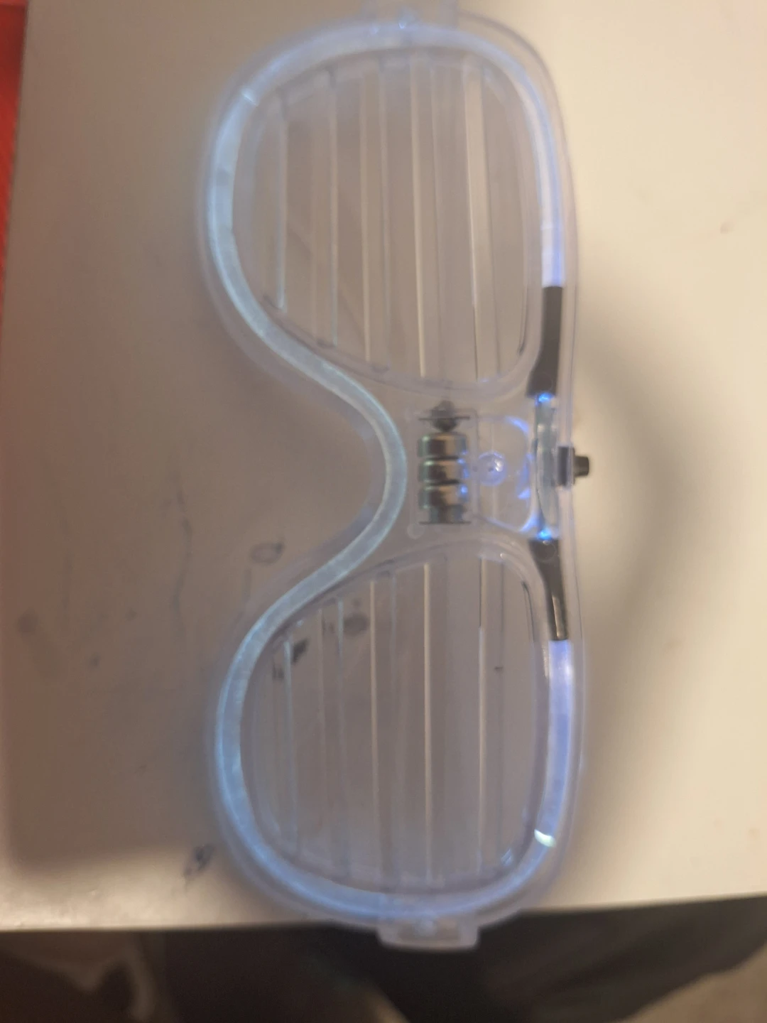 Clear Shutter Shade LED Glasses - photo 2