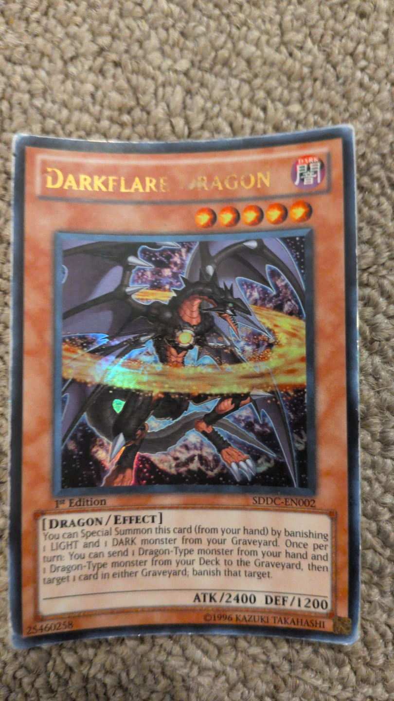 Darkflare Dragon Yu-Gi-Oh! Card SDDC-EN002