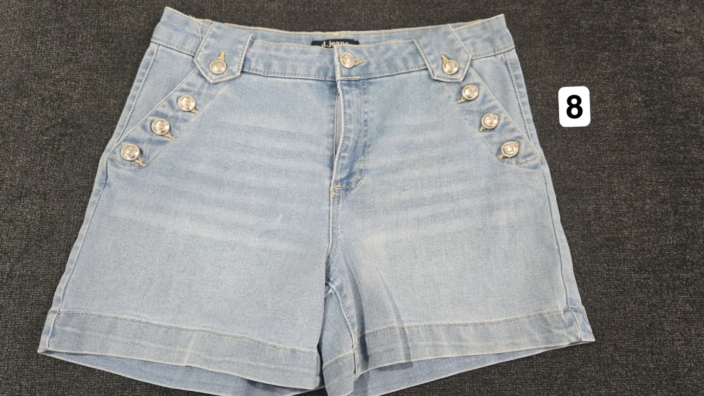 d.jeans Women's Light Wash Denim Shorts Size 8