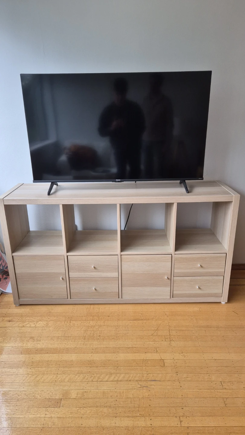 Storage unit with shelves and drawers