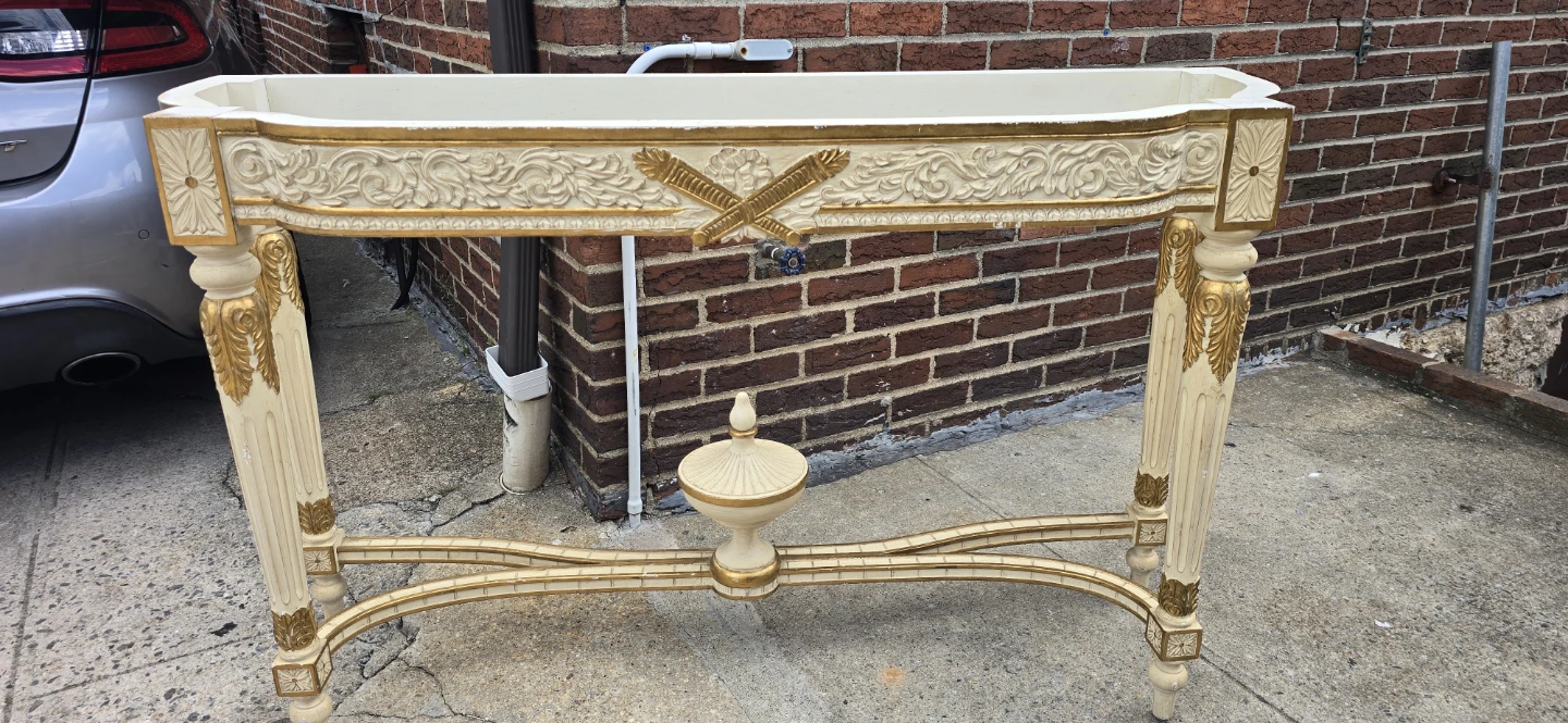 Neoclassical Style Console Table