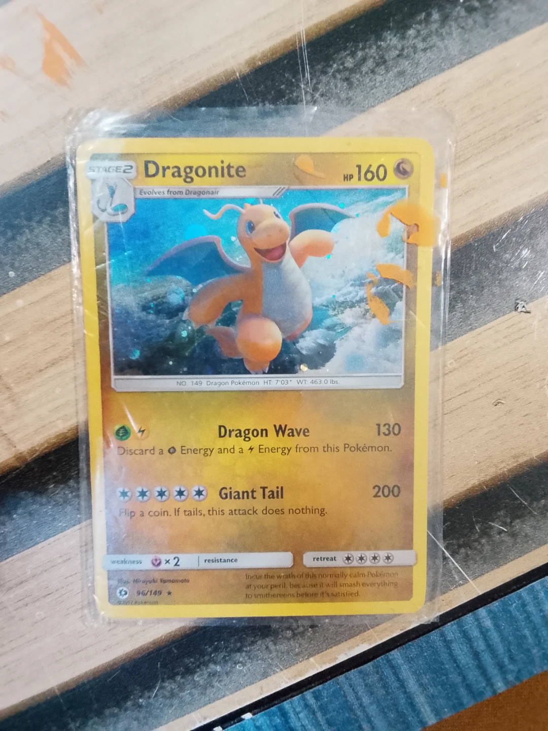 Dragonite Pokémon Card 96/149