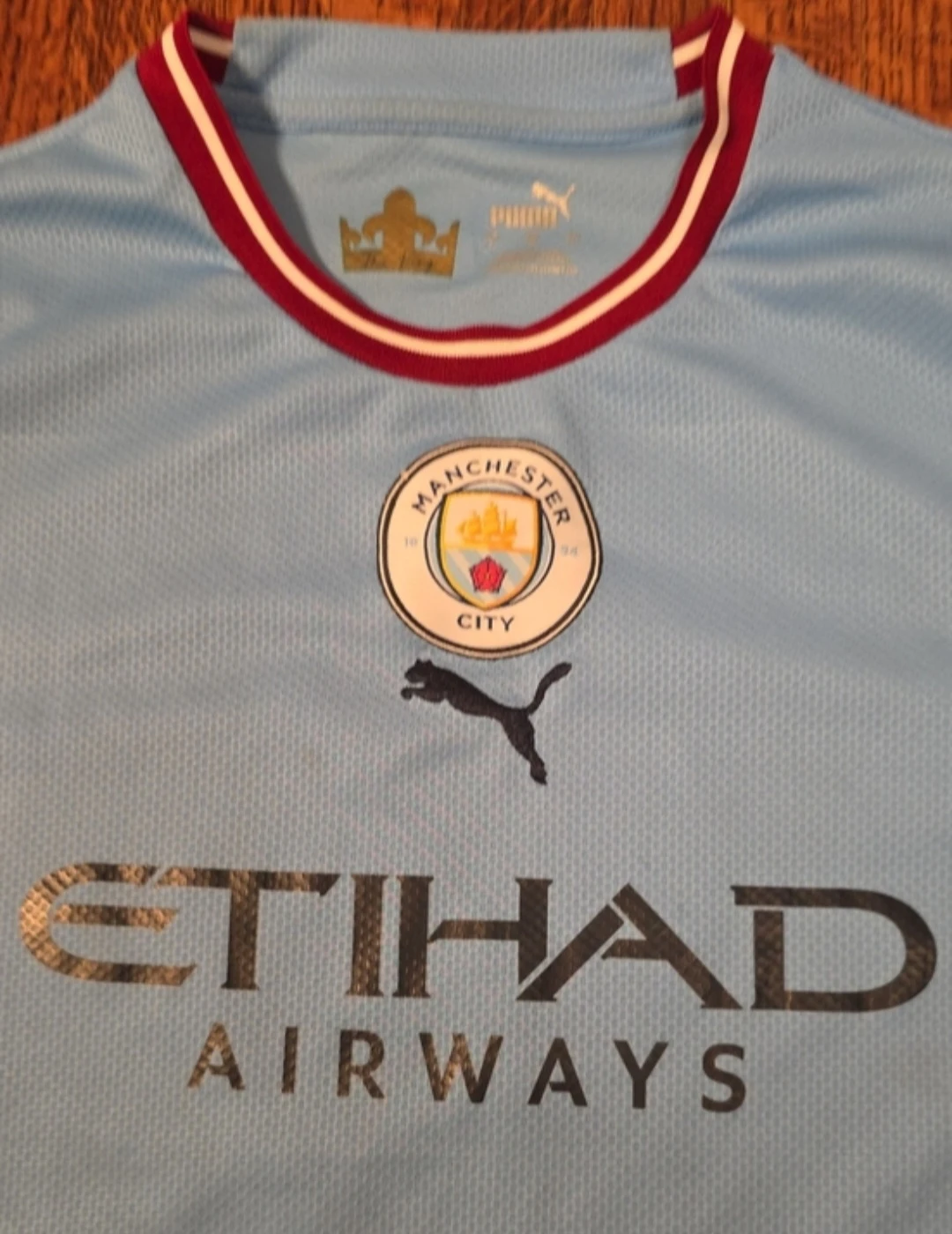 Haaland #9 Manchester City 2022-23 Treble Winning season Jersey - photo 5