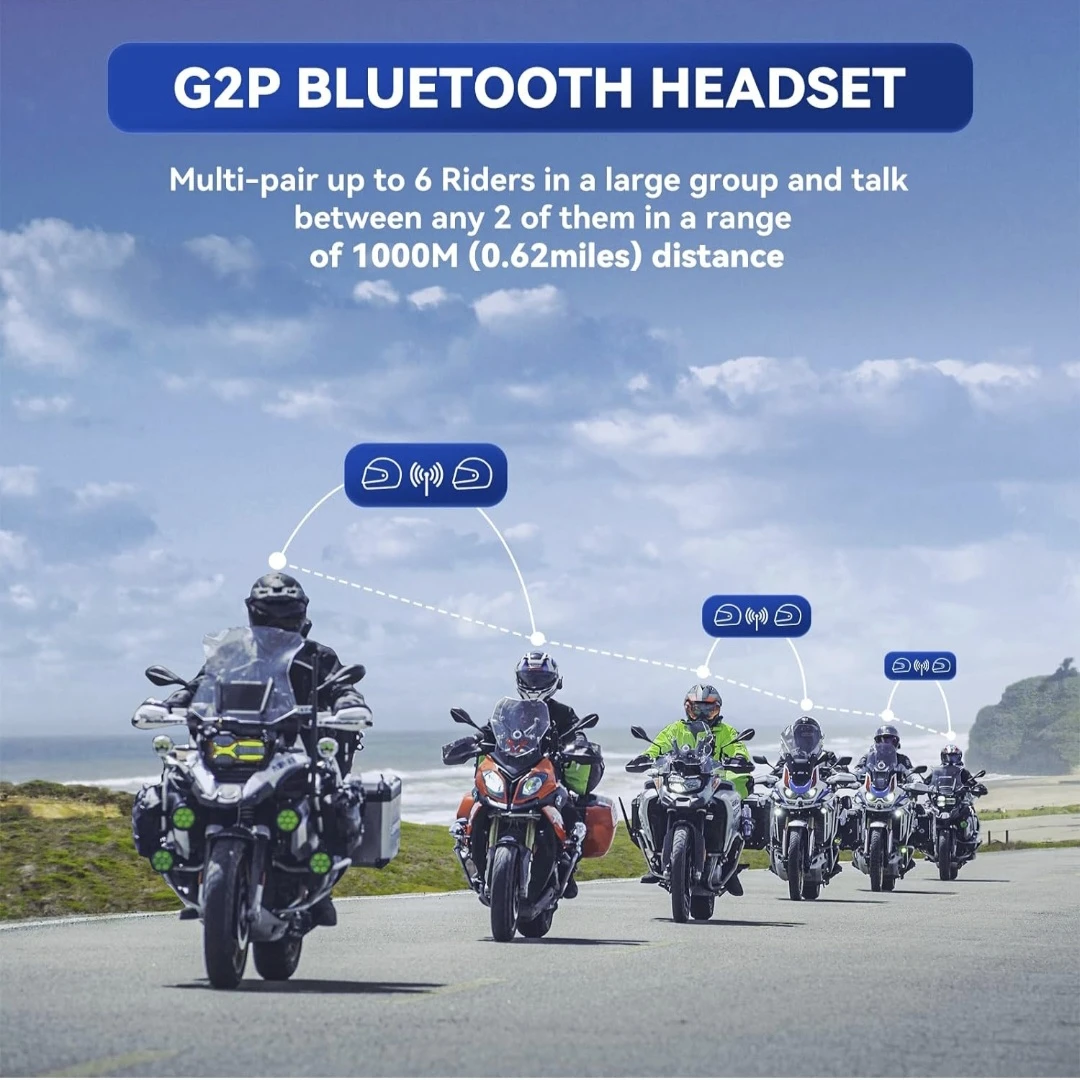 Motorcycle Bluetooth Headset - photo 2
