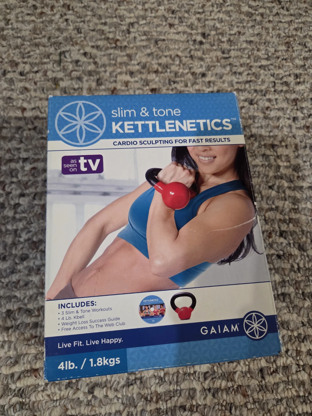 Gaiam Kettlenetics Slim & Tone Kettlebell Kit
