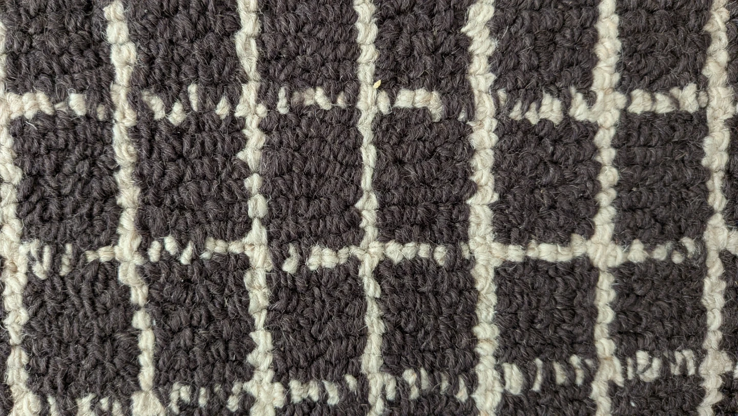 Melrose Checked Area Rug - photo 3