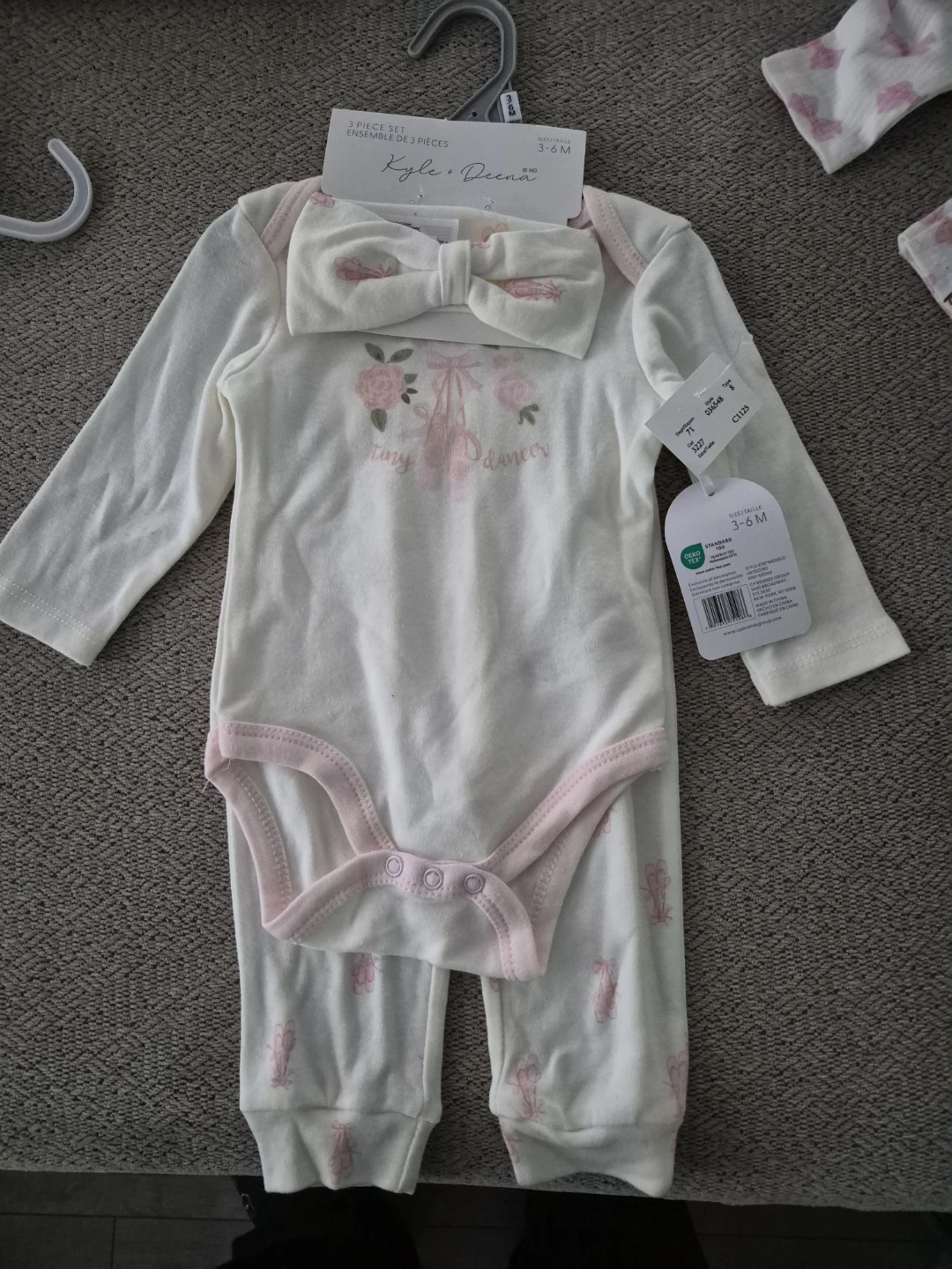 🏉🏈Kyle + Deena 3-Piece Baby Set 3-6M