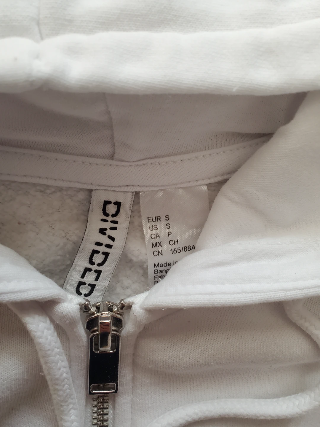 Divided White Zip-Up Hoodie - photo 2