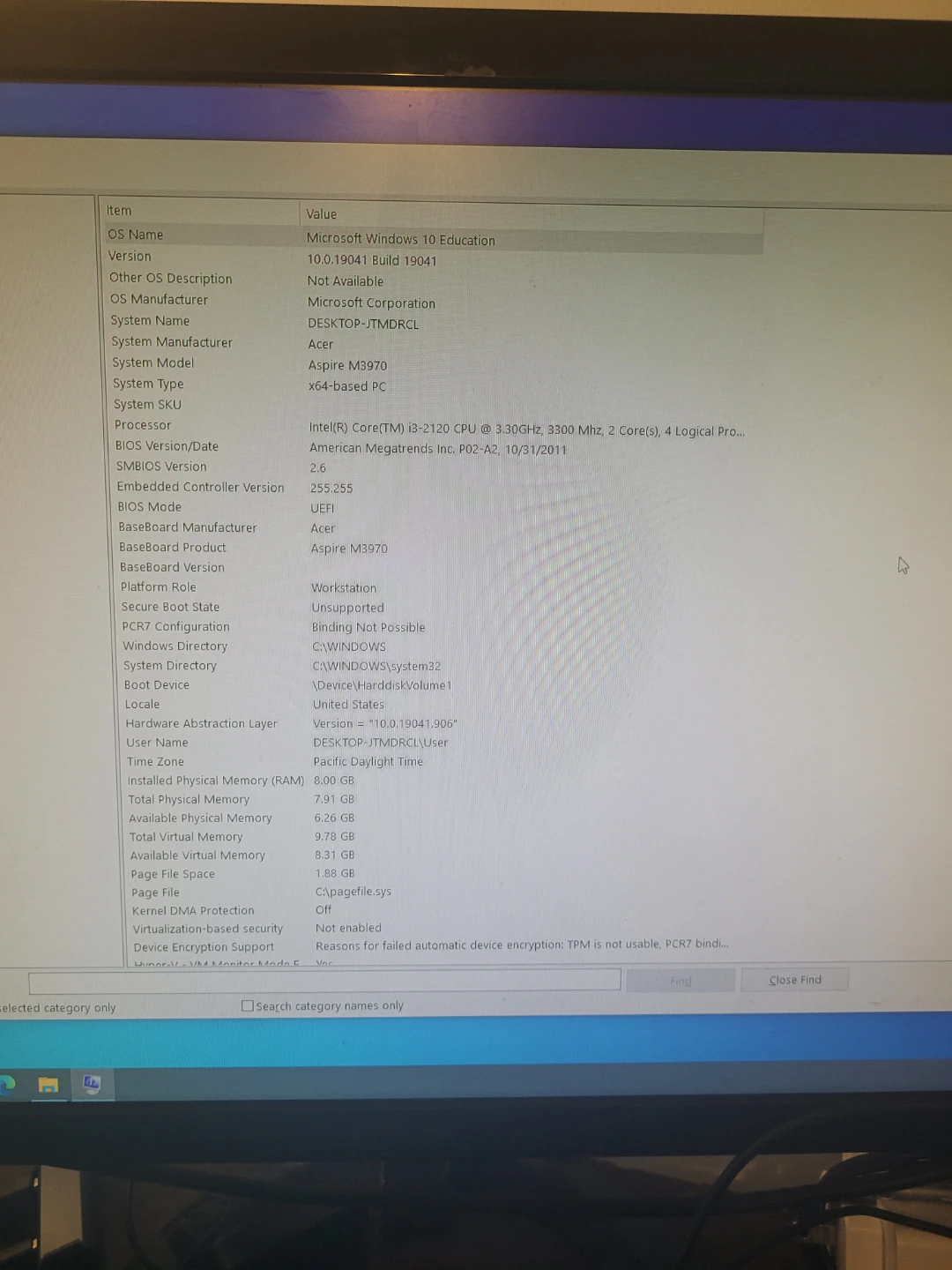 Acer Aspire M3970 Desktop PC - photo 3