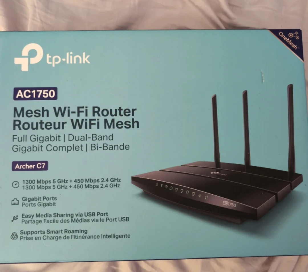 TP-Link Archer C7 AC1750 Mesh Wi-Fi Router