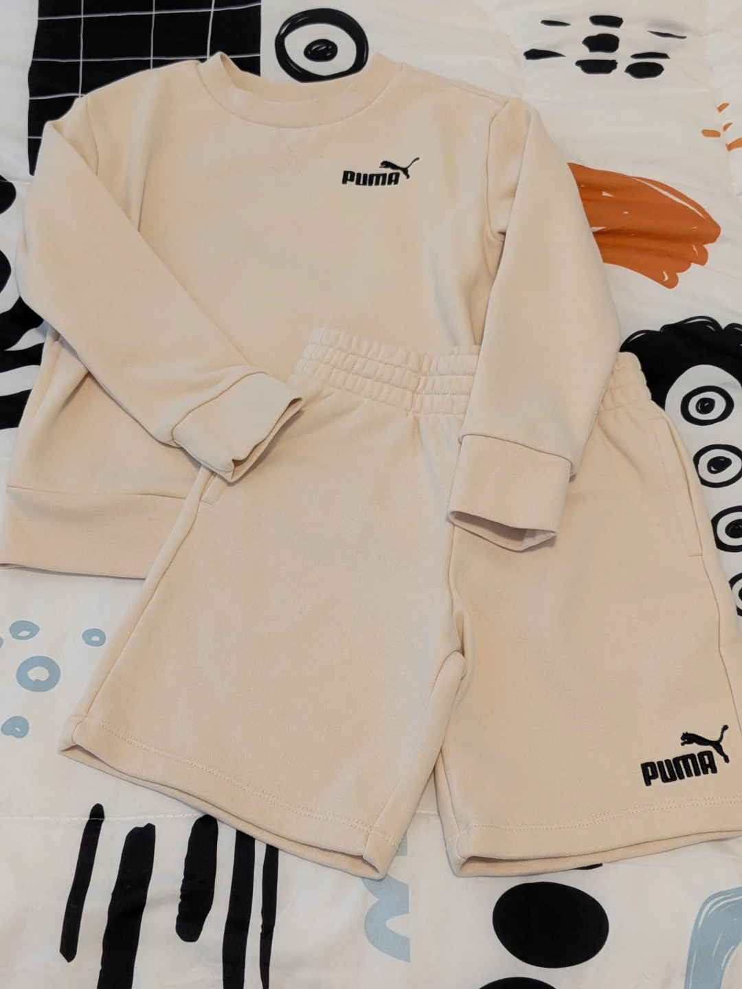 Puma Kids Sweatshirt and Shorts Set