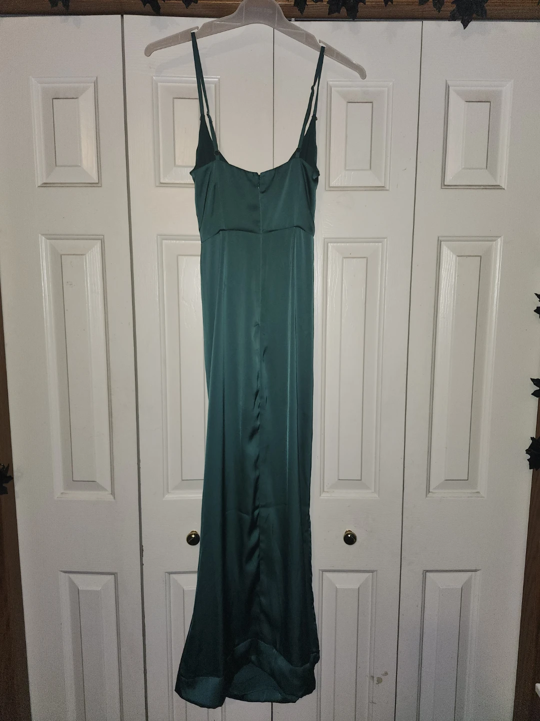 White Fox Emerald Green Rhinestone Maxi Dress - photo 2