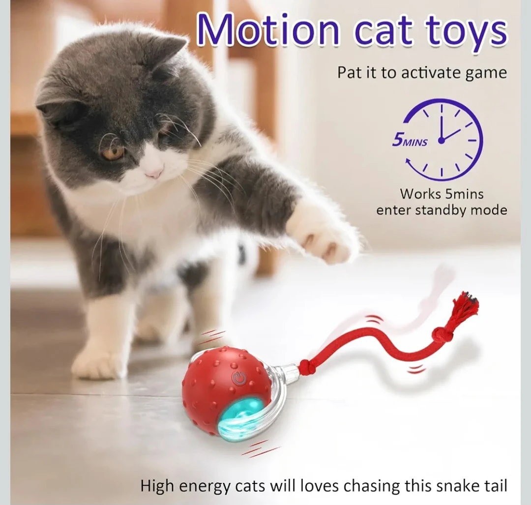 Interactive Chirping Motion Cat Toy - photo 3