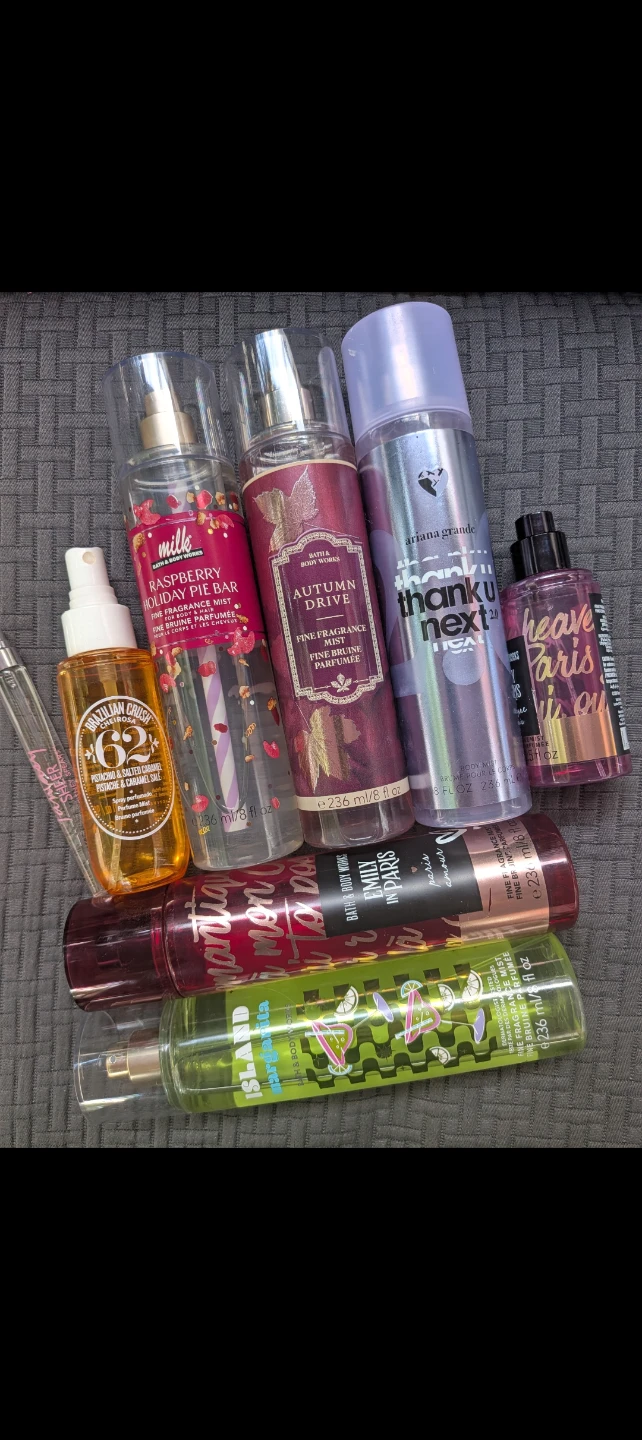 Bath & Body Works Fragrance Mists Bundle