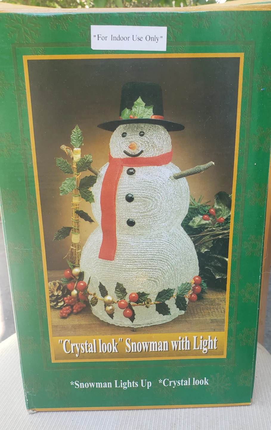 Gemmy Industries Crystal Look Lighted Snowman - photo 2