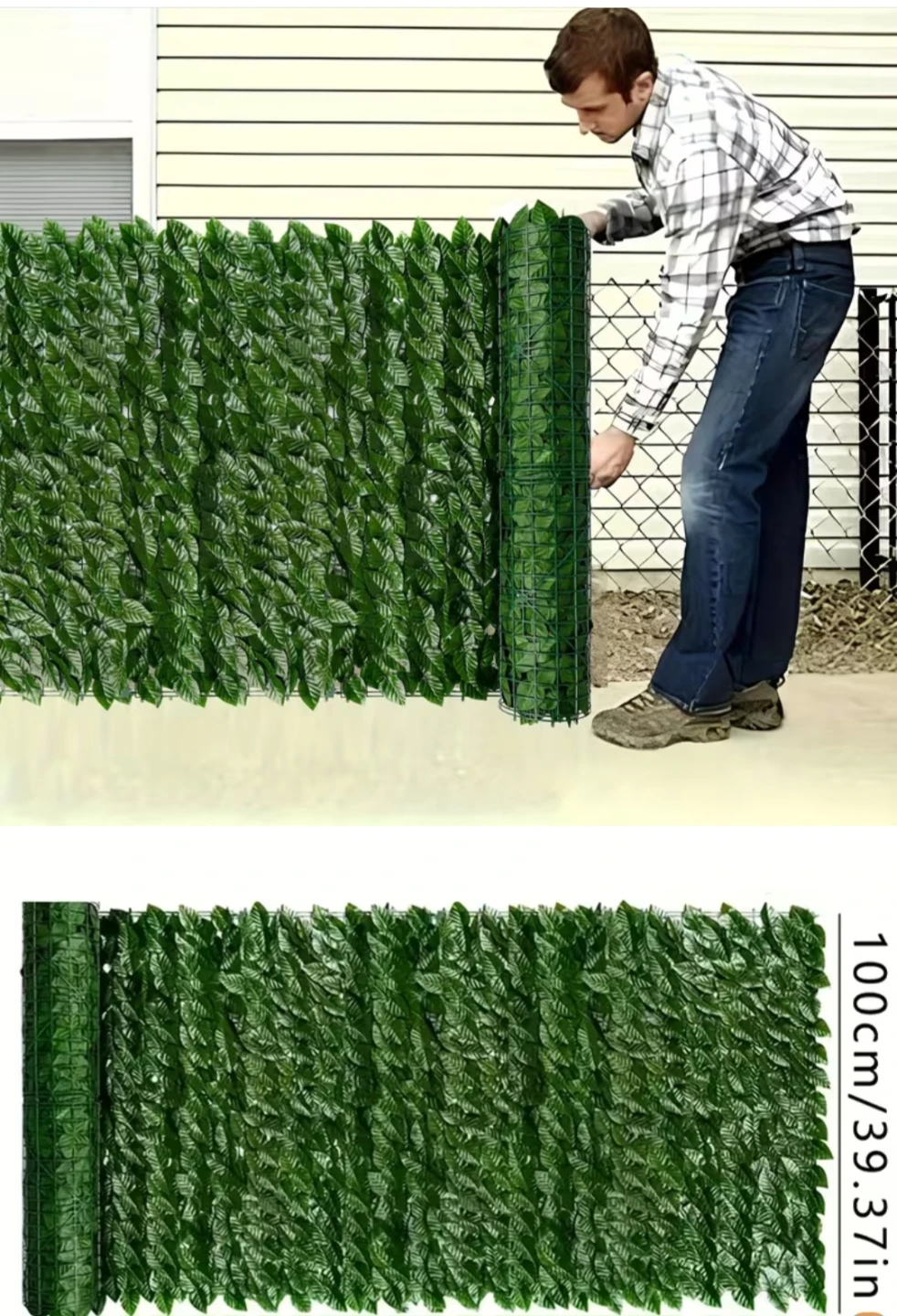 🏈 Artificial Greenery Privacy Screen (x2)