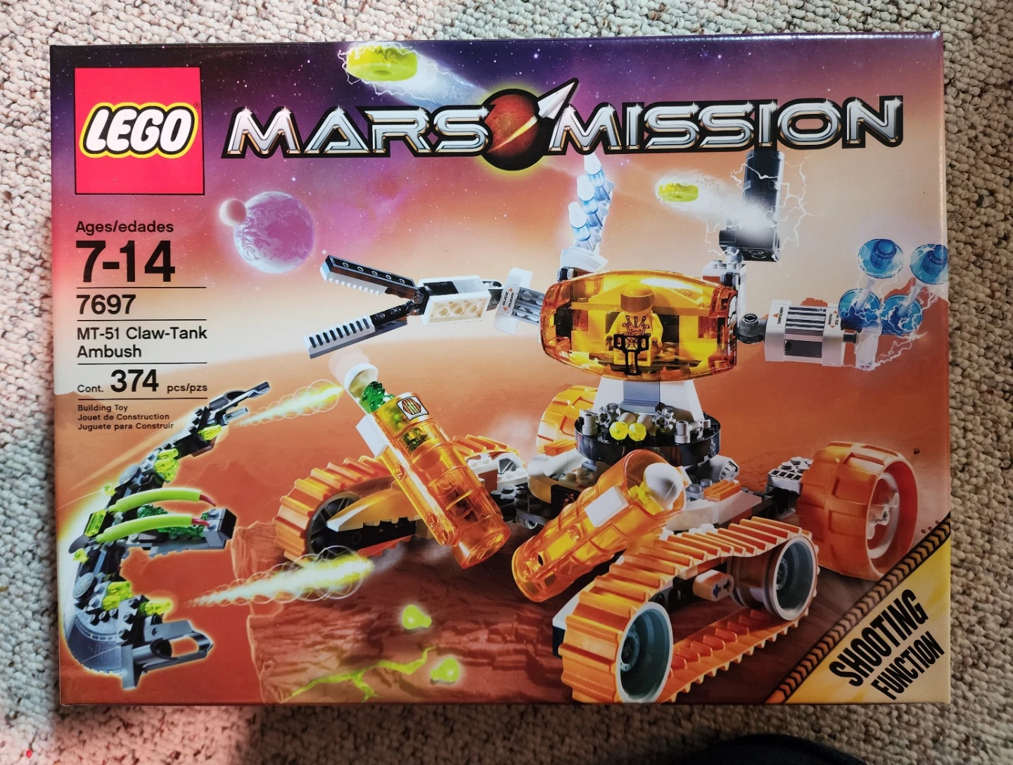 LEGO Mars Mission MT-51 Claw-Tank Ambush 7697