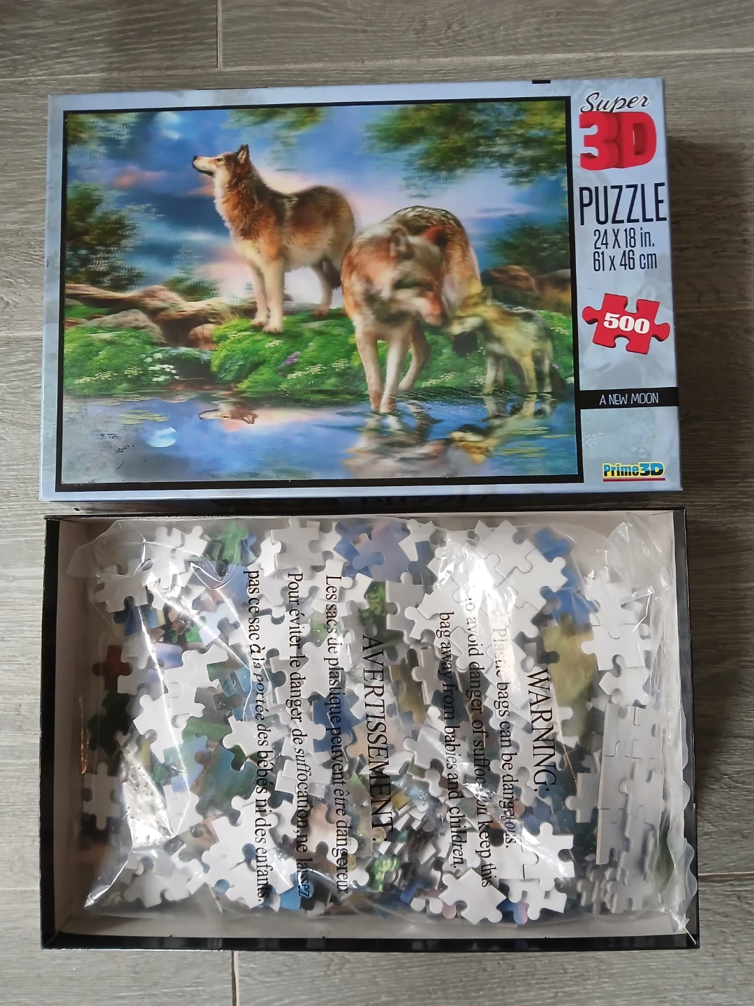 Prime3D Wolf Puzzle & Sure-Lox Churches & Castles Puzzle. - photo 3