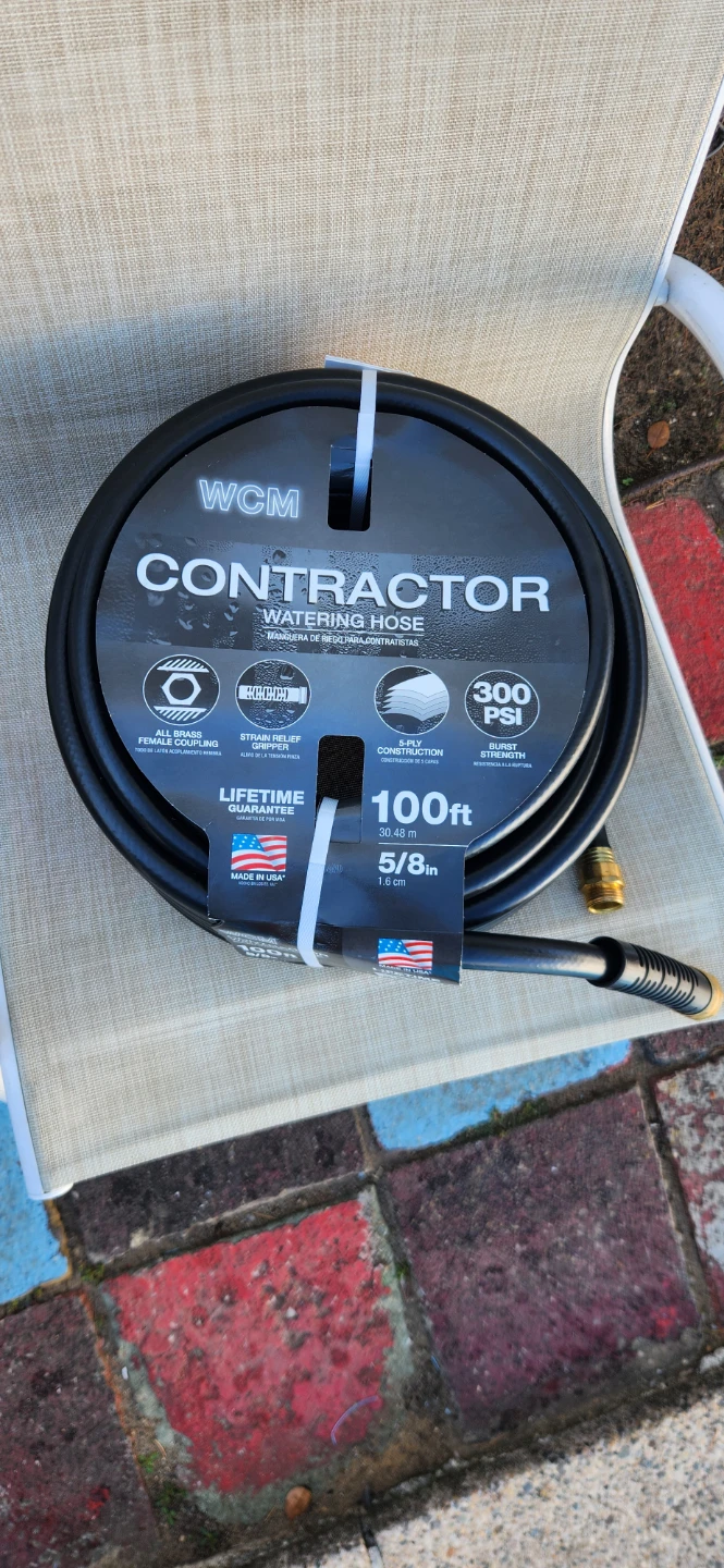 WCM Contractor Watering Hose 100ft - photo 2
